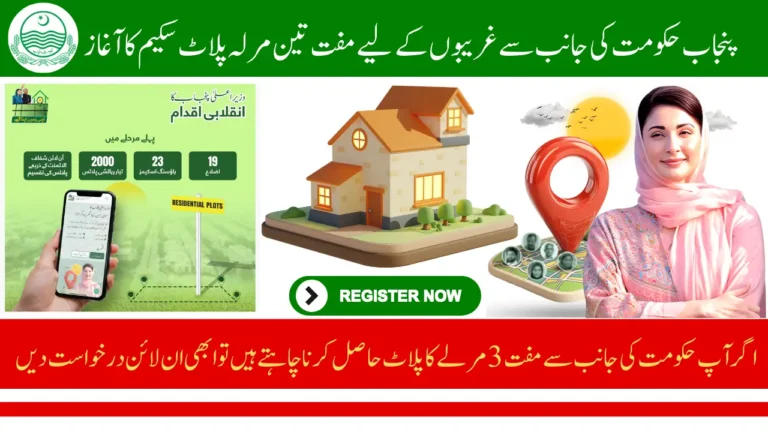 CM Punjab 3 Marla Plot Scheme 2025