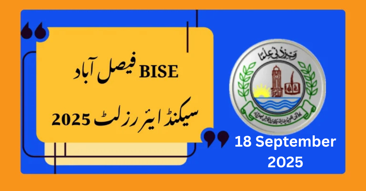 BISE Faisalabad 2nd Year Result 2025: check online by roll number or name 1 BISE Faisalabad 2nd Year Result 2025