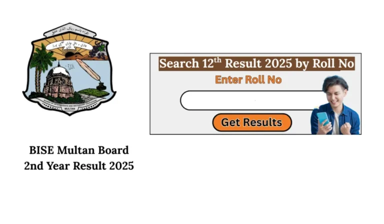 BISE Multan 2nd Year Result 2025: 12th Class Date, Passing Percentage & Position Holders 6 BISE Multan 2nd Year Result 2025