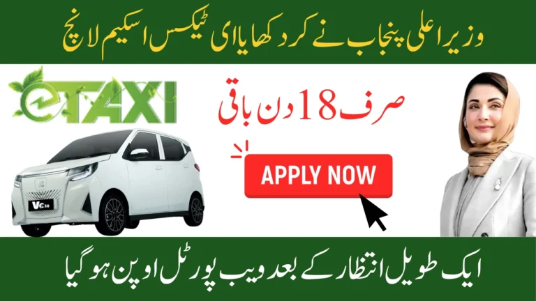 Punjab E-Taxi Scheme 2025: Application Portal