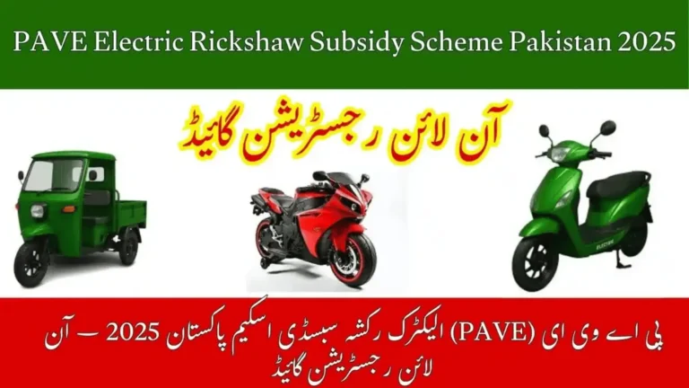 Electric Rickshaw Scheme 2025