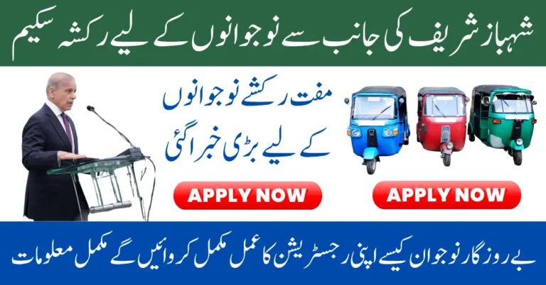 PM Electric Bike Rickshaw Scheme 2025 – Start Applying Now in Pakistan