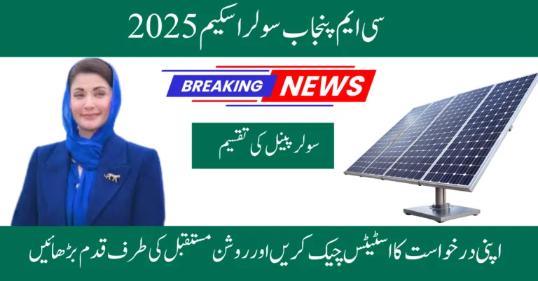 CM Punjab Solar Panel Scheme 2025