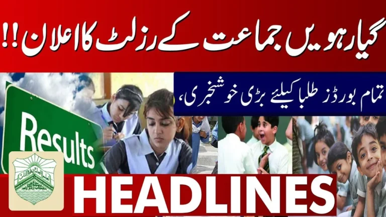 11th Class Result Date 2025