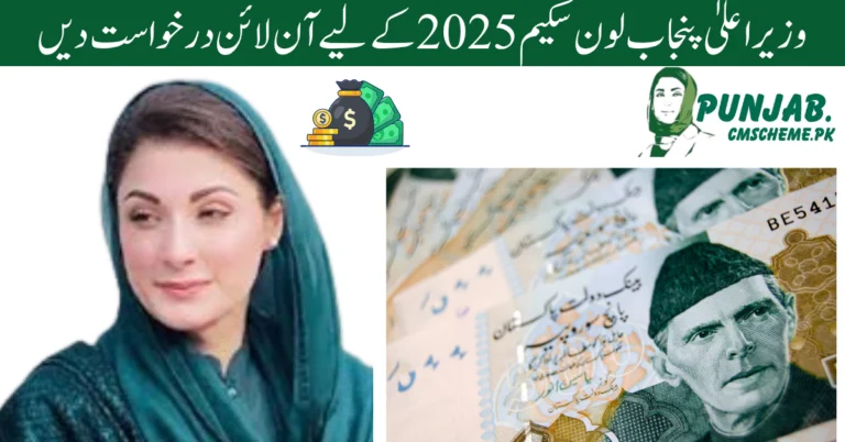 CM Punjab Loan Scheme Apply Online Login