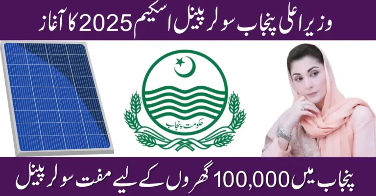 CM Punjab Solar Panel Scheme Online Apply 2025